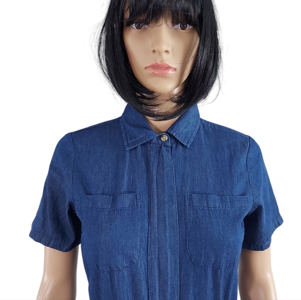 On S’en Fout des Garçons Blue Cotton Jumpsuit – Size 12 - Picture 5 of 16